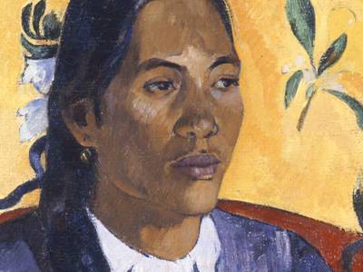 Paul Gauguin (1848-1903), Vahine no te Tiare. The Woman with the Flower, Detail, 1891 – Paul Gauguin (1848–1903), Vahine no te Tiare. The Woman with the Flower, Detail, 1891