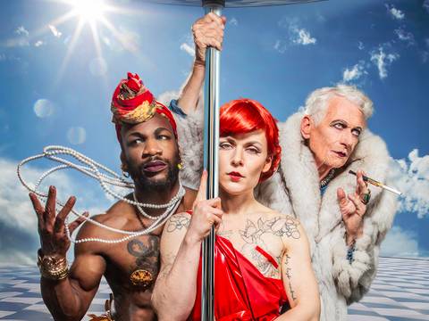 Androgynous. Portrait of a Naked Dancer.