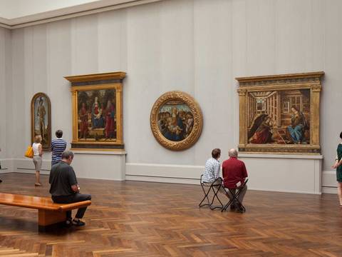 In der Gemäldegalerie