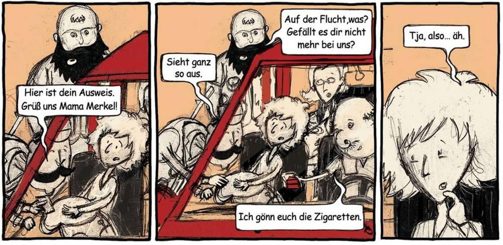Detail aus einem Comic von Reem Helou