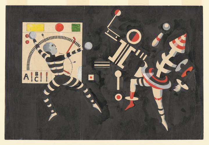 Kurt Schmidt, „Der Mann am Schaltbrett“, um 1924