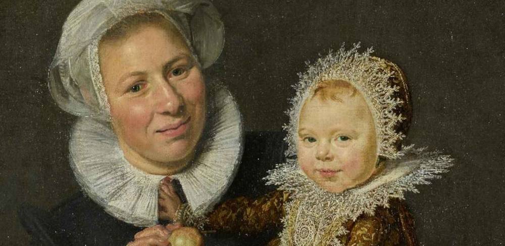 Frans Hals, Catharina Hooft mit ihrer Amme, Detail, um 1619/20