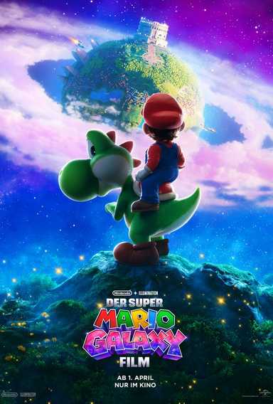 Filmplakat Der Super Mario Galaxy Film