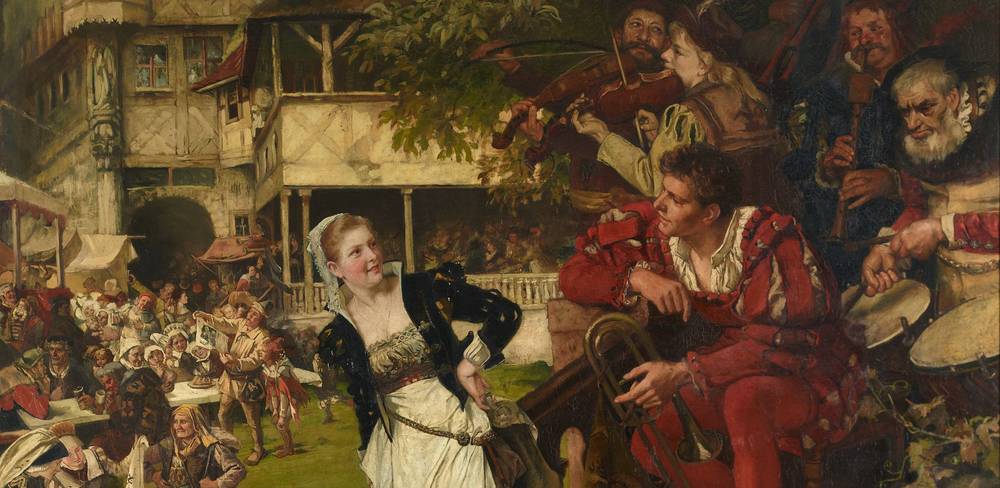 Paula Monjé, Deutsches Volksfest im 16. Jahrhundert, 1883