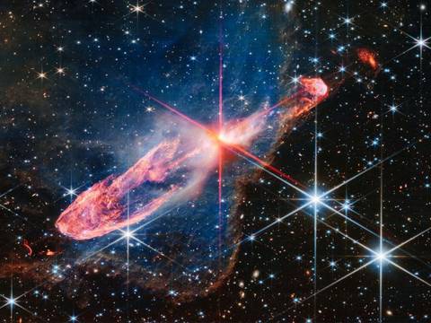 A tightly bound pair of actively forming stars, known as Herbig-Haro 46/47 – A tightly bound pair of actively forming stars, known as Herbig-Haro 46/47 © NASA, ESA, CSA, J. DePasquale (STScI)