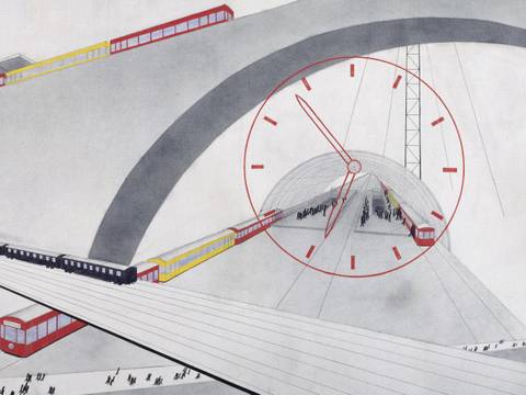 Oskar Nerlinger, Stadtbahn von Berlin, 1930Neue Nationalgalerie. Foto: Reinhard Saczewski, © VG Bild-Kunst Bonn, 2026