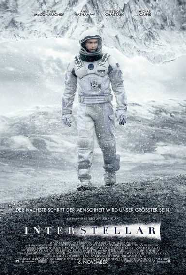 Filmplakat Interstellar