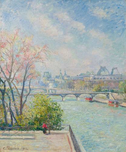 Camille Pissarro Der Louvre, Morgen, Frühling, 1902