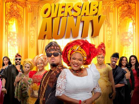 Plakat des nigerianischen Films "Oversabi Aunty" – Plakat des nigerianischen Films "Oversabi Aunty"