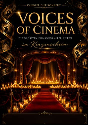 Voices of Cinema - Die größten Filmsongs aller Zeiten im Kerzenschein – Theater Company Potsdam