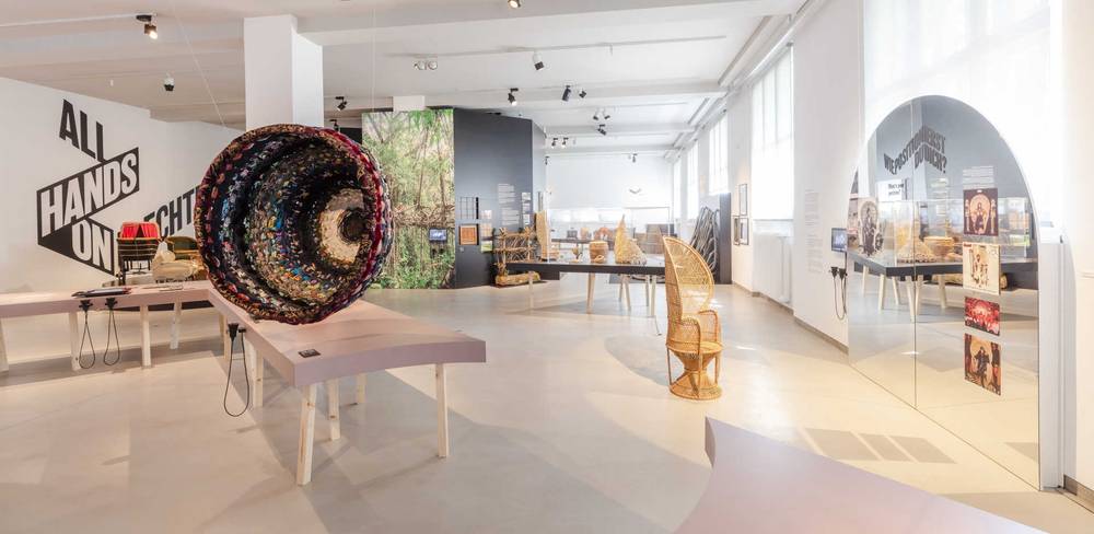 „ALL HANDS ON: Flechten“ im Museum Europäischer Kulturen, Ausstellungsansicht