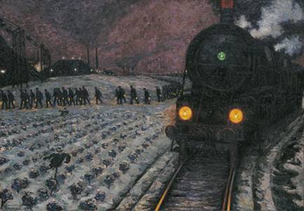 Hans Baluschek, Zur Grube, 1914 – Hans Baluschek, Zur Grube, 1914. Museum Charlottenburg-Wilmersdorf