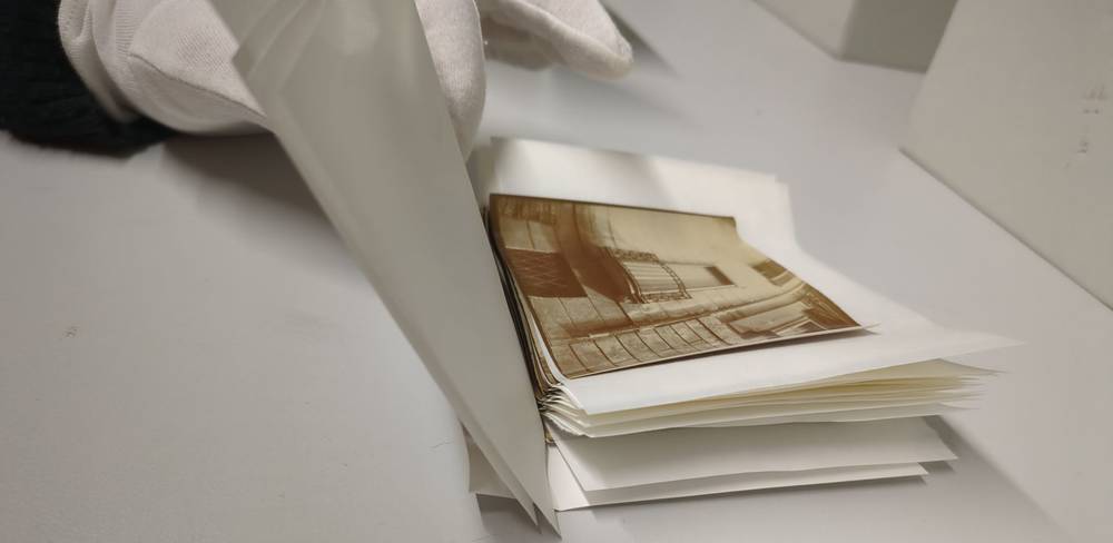 Recherche in der Fotosammlung