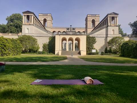 Yoga und Meditation am Belvedere