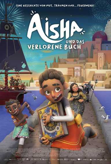 Filmplakat Aisha und das verlorene Buch