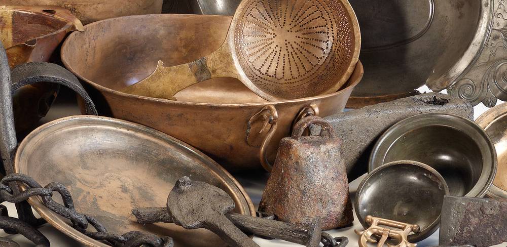 Querschnitt durch das Spektrum des Schatzfundes von Neupotz, 2. Hälfte 3. Jh. n. Chr.