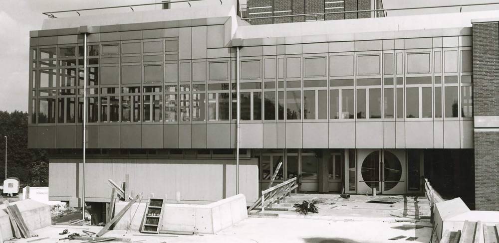 Bau des Kunstgewerbemuseums, ca. 1985