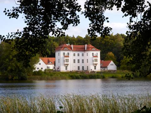 Jagdschloss Grunewald, Blick über den See – Jagdschloss Grunewald, Blick über den See