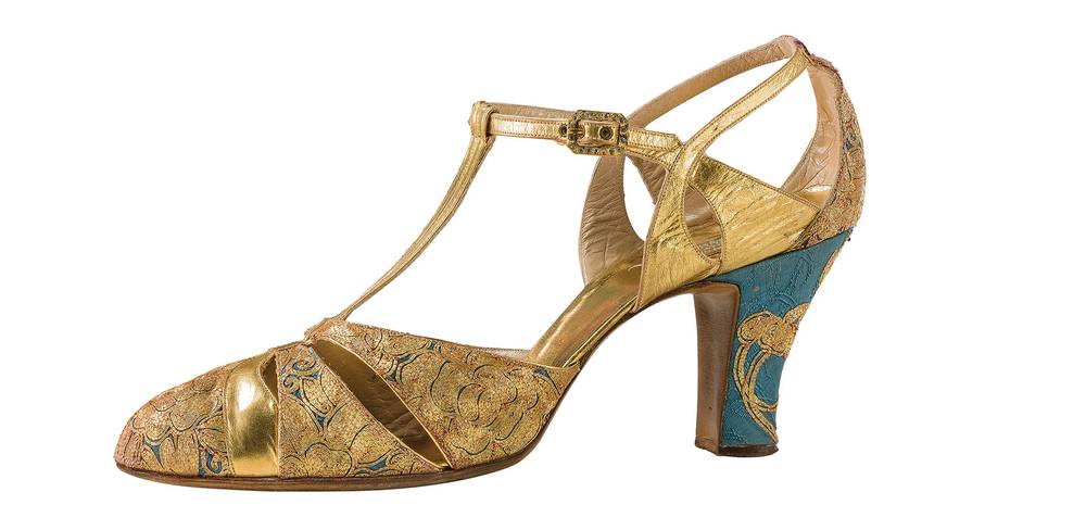 Abendsandalette, Marshall & Snelgrove, Birmingham, um 1930