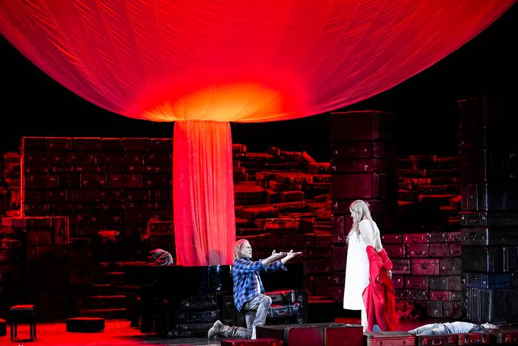 Die Walküre – Brandon Jovanovich als Siegmund, Lise Davidsen als Sieglinde Bernd Uhlig