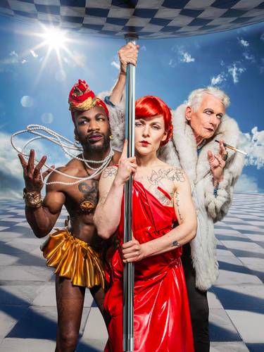 Androgynous. Portrait of a Naked Dancer.