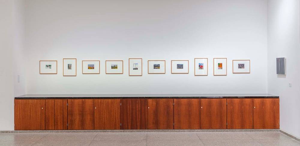 Ausstellungsansicht „Gerhard Richter. 100 Werke für Berlin“, Staatliche Museen zu Berlin, Neue Nationalgalerie, 1. April 2023 bis 2026